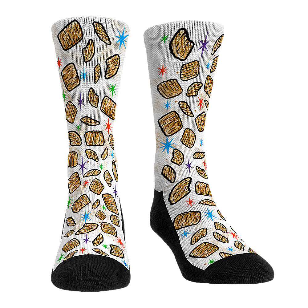 Rock Em Food Cinnamon Toast Crunch Socks Mk Socks