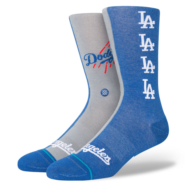 MLB Compression Socks, Los Angeles Dodgers - Classic Stripe L/XL