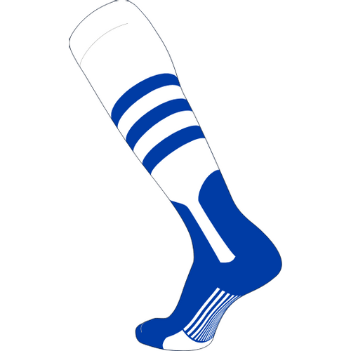 Baseball Knee High Stirrup Socks (F, 7in) Marlin Teal, Hot Pink, Black,  Black - Medium