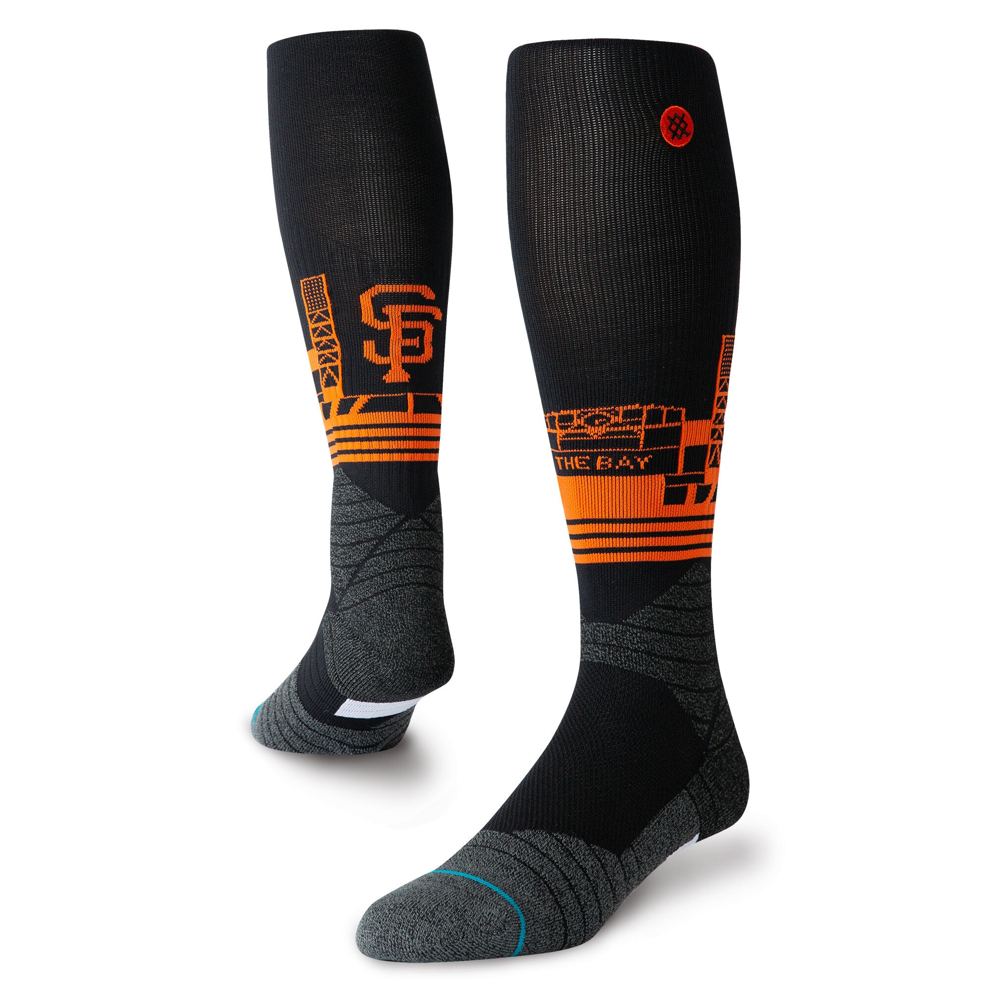 Officially Licensed MLB San Francisco Giants Digi Socks, Size Small/Medium | for Bare Feet