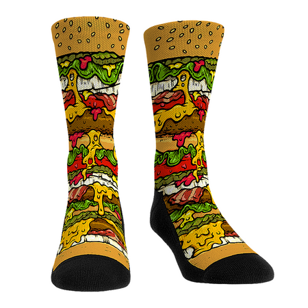 Rock Em Buffet - Cheeseburger Socks | Mk Socks